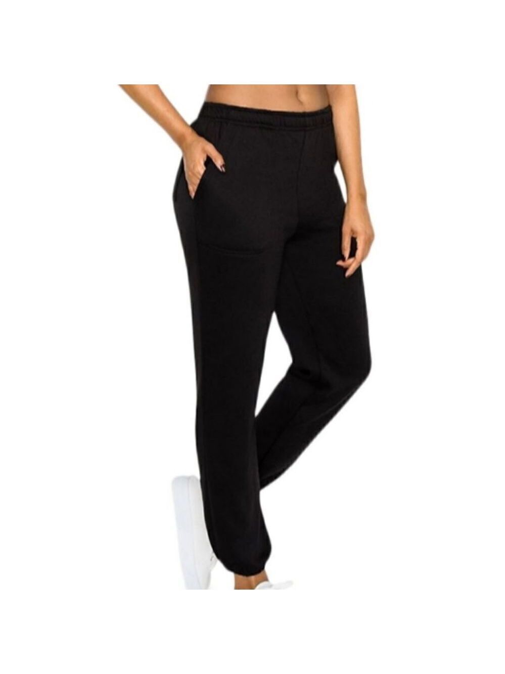NWOT Women's LightweightFleece Elastic Bottom Sweatpants Size S